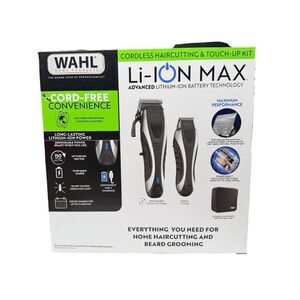 Wahl Li-Ion Max Cordless Haircutting & Beard Grooming Kit
